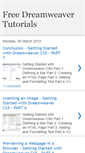 Mobile Screenshot of freedreamweavertutorials.com